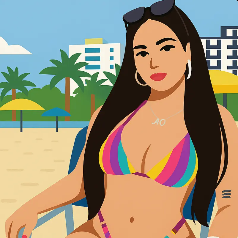 Cartagena cartoon illustration